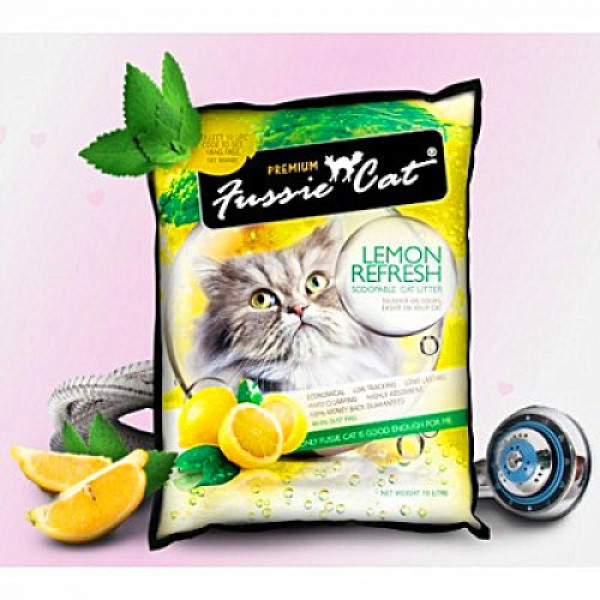 Fussie Cat 礦物貓砂(檸檬味)