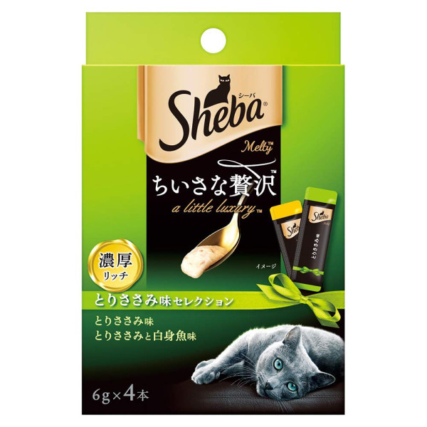 日本Sheba 豪華滋味能量小食雞肉及白身魚4本入