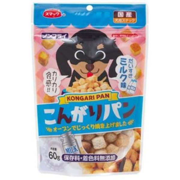 日本Smack牛奶味烘乾包包粒60克